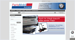 Desktop Screenshot of partsmobil.de