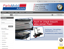 Tablet Screenshot of partsmobil.de